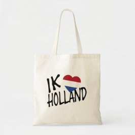 Ik Heartflag Holland bk btt Tragetasche