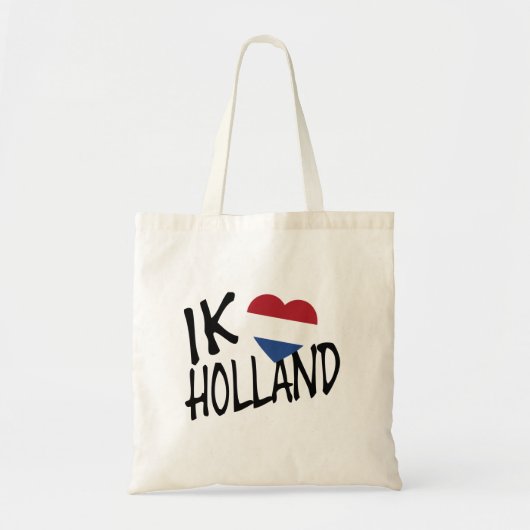 Ik Heartflag Holland bk btt Tragetasche (Vorne)