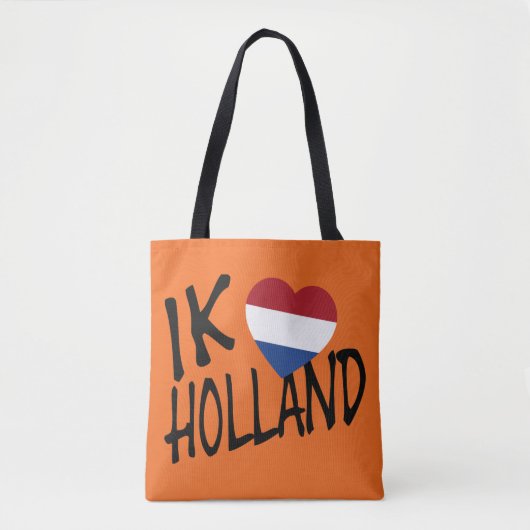 Ik Heartflag Holland bk on oder stcent Tasche (Vorderseite)