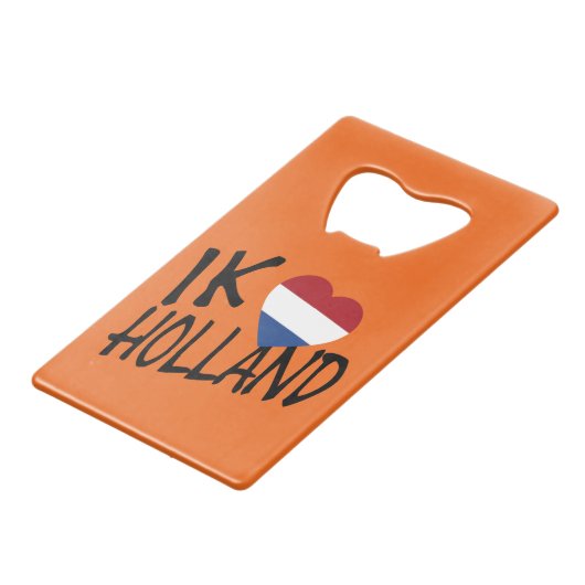 Ik Heartflag Holland bk on or bocnt Geldbeutel Flaschenöffner (Rückseite Schrägansicht)