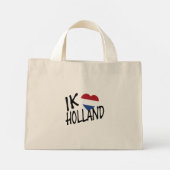 Ik Heartflag Holland bk ttcnt Mini Stoffbeutel (Rückseite)