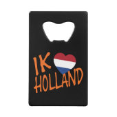 Ik Heartflag Holland oder auf bk bocnt Geldbeutel Flaschenöffner (Vorderseite)