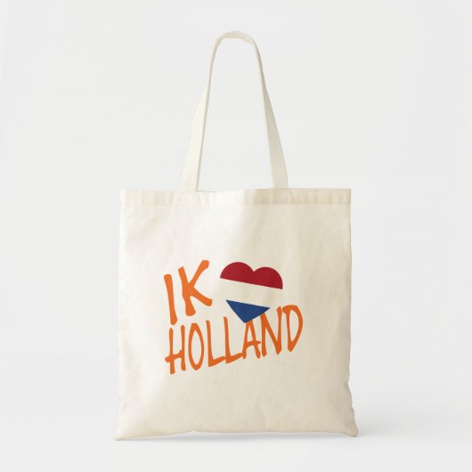 Ik Heartflag Holland oder btcnt Tragetasche (Vorne)