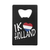 Ik Heartflagge Holland, auf bk bocnt Geldbeutel Flaschenöffner (Rückseite)
