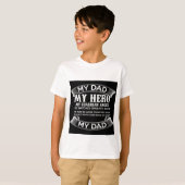 Ik houd van mijn vader "My Dad My hero" T-Shirt (Vorne ganz)
