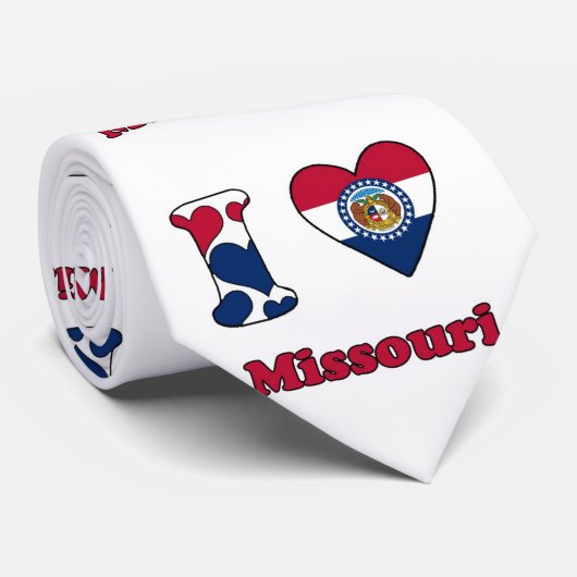 Ik houd van Missouri Krawatte (Gerollt)