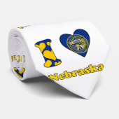 Ik houd van Nebraska Krawatte (Gerollt)