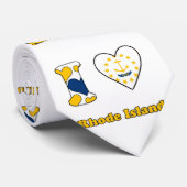 Ik houd van Rhode Island Krawatte (Gerollt)