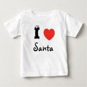 Ik houd van Santa Baby T-shirt (Vorderseite)