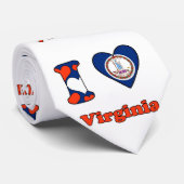 Ik houd van Virginia Krawatte (Gerollt)