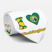 Ik houd van Washington Krawatte (Gerollt)