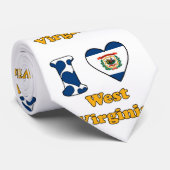 Ik houd van West Virginia Krawatte (Gerollt)