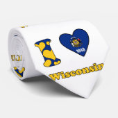 Ik houd van Wisconsin Krawatte (Gerollt)