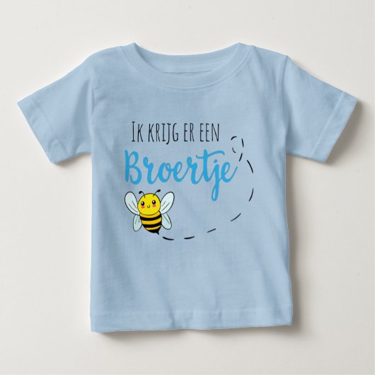Ik krijg er een broertje bij baby t-shirt (Vorderseite)