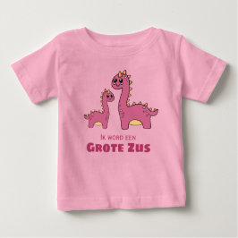 Ik word een grote zus baby t-shirt
