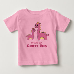 Ik word een grote zus baby t-shirt