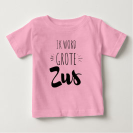 Ik word grote zus baby t-shirt