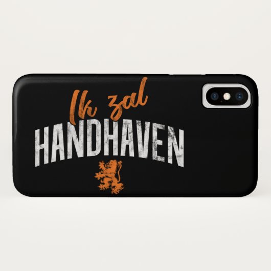 Ik Zal Handhaven Dutch Motto Phone Case (Rückseite (Horizontal))