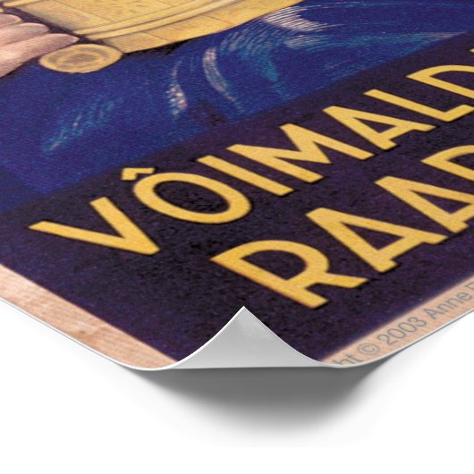 IKA Battery Ad Fine Art Poster (Ecke)