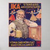 IKA Battery Ad Fine Art Poster (Vorne)
