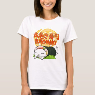 Ika Tintenfisch Sushi Cat T-Shirt