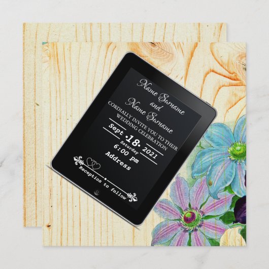 Ikade Einladung (Vorne/Hinten)