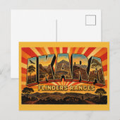 Ikara-Flinders Ranges Südaustralien Outback Postkarte (Vorne/Hinten)