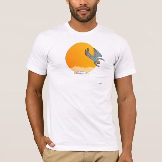 Ikarus, absteigend über den Palmfedern T-Shirt (Vorderseite)
