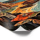 Ikarus fällt poster (Ecke)