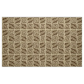 Ikat Aztec - Braun und Beige Stoff (Fat Quarter (45,7 x 55,9 cm))