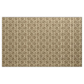 Ikat Aztec - Braun und Beige Stoff (Yard (91,4 cm))