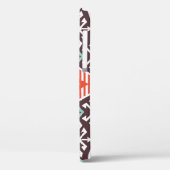 Ikat Aztec: Ethnisch gestreifte Textur Case-Mate iPhone Hülle (Rückseite / Links)