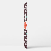 Ikat Aztec: Ethnisch gestreifte Textur Case-Mate iPhone Hülle (Rückseite / Rechts)