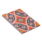 Ikat Aztec: Ethnisch gestreifte Textur Notizblock (Rechte Seite)