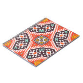 Ikat Aztec: Ethnisch gestreifte Textur Notizblock (Linke Seite)
