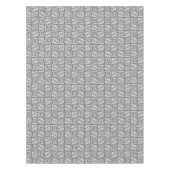 Ikat Aztec Muster - Schatten von Grau/Grau Tischdecke (Vorderseite)