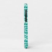Ikat Aztec Muster - Türkis und Aqua Case-Mate iPhone Hülle (Hinten/Links)