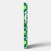 Ikat Aztec Muster - Wälder und Zitronen grün Case-Mate iPhone Hülle (Rückseite / Links)