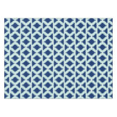 Ikat Aztec Tribal - Indio und hellblau Tischdecke (Vorderseite (Horizontal))