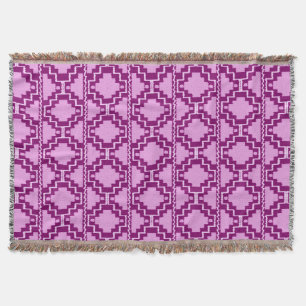 Ikat aztekisches Stammes- - Amethyst Lila und Decke