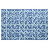 Ikat aztekisches Stammes- - Indigo und hellblaues Stoff (Fat Quarter (45,7 x 55,9 cm))