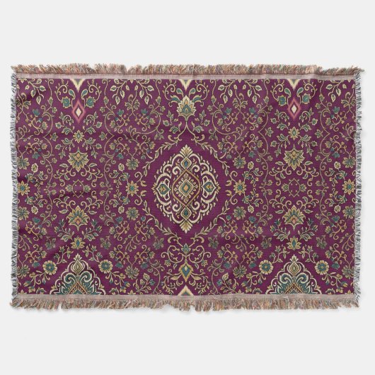 Ikat-Basar-Garten-Wurfdecke Decke (Vorderseite)