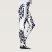 Ikat Boho Aztec Textile Motif Leggings (Rechts)
