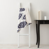 Ikat Boho Aztec Textile Motif Sherpadecke (Beispiel)