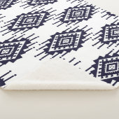 Ikat Boho Aztec Textile Motif Sherpadecke (3/4)