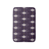 Ikat Chandelier Pattern: Vintages Textildesign Badematte (Vorderseite Vertikal)