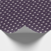 Ikat Chandelier Pattern: Vintages Textildesign Geschenkpapier (Ecke)