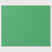 Ikat Chevrons - Kiefer und hellgrün Geschenkpapier (Flach)