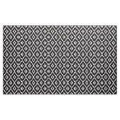 Ikat Diamant-Muster - Schwarzweiss Stoff (Yard (91,4 cm))