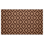 Ikat Diamond Pattern - Schokolade und blasses Pfir Stoff (Fat Quarter (45,7 x 55,9 cm))